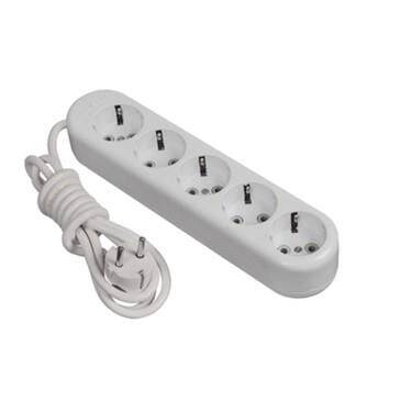 Pelsan 59511145 5'li Grup Priz 2 Metre Kablolu Çeşme - PELSAN