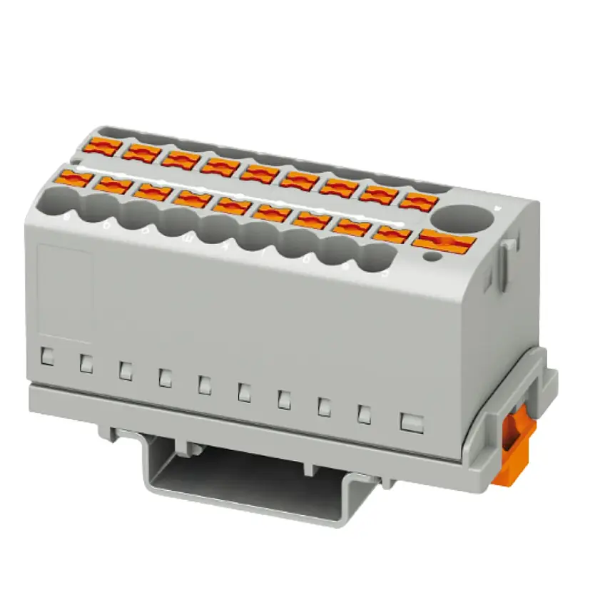 Phoenix Contact 3273110 Dağıtım Bloğu Gri PTFIX 6/18X2,5-NS35 GY - 1