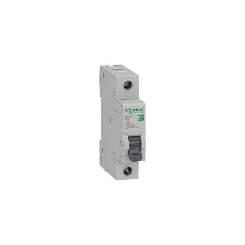 Schneider EZ9F34110 Otomatik Sigorta 1 Kutup 10A. 4,5kA C Tipi - 1