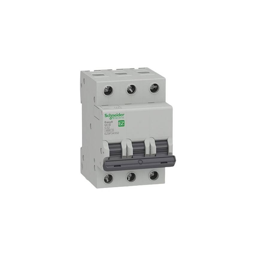 Schneider EZ9F34332 Otomatik Sigorta 3 Kutup 32A. 4,5kA C Tipi - 1