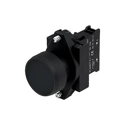 Siemens 3SB6110-0AB10-1BA0 Buton Siyah 1NA (Plastik Seri) - SIEMENS