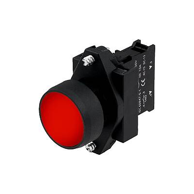 Siemens 3SB6110-0AB20-1CA0 Buton Kırmızı 1 Nk (Plastik Seri) - SIEMENS