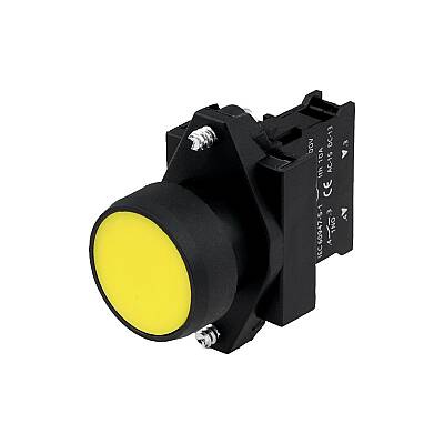 Siemens 3SB6110-0AB30-1BA0 Buton Sarı 1 NA (Plastik Seri) - SIEMENS