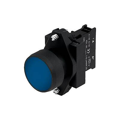 Siemens 3SB6110-0AB50-1BA0 Buton Mavi 1 Na (Plastik Seri) - SIEMENS