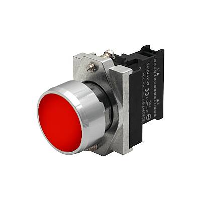 Siemens 3SB6160-0AB20-1CA0 Buton Kırmızı 1 Nk (Metal Seri) - SIEMENS