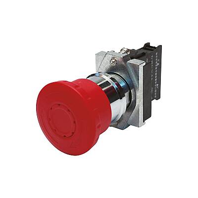 Siemens 3SB6160-1HB20-1CA0 Acil Stop Butonu Çevir-Kur 1 Nk Çap:40mm (Metal Seri) - SIEMENS