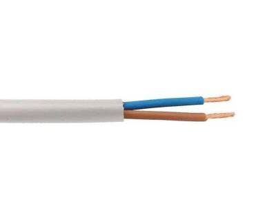 Ünal Kablo 2x1mm² Nymhy Kablo Beyaz 300/500V 