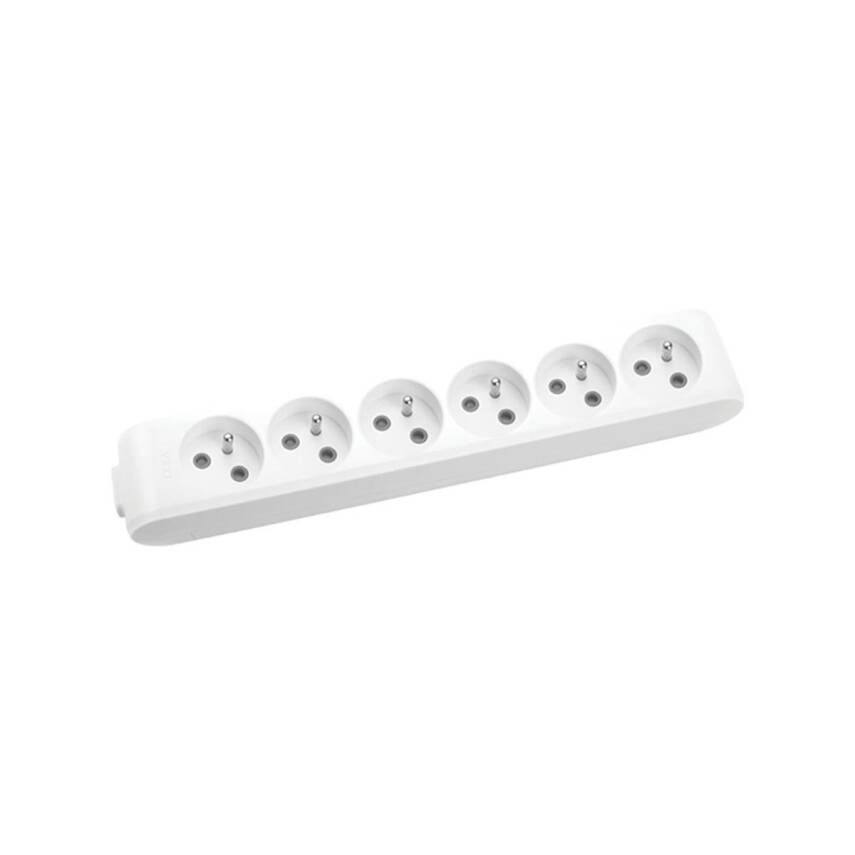 Viko 90110600 Multi-Let Altılı Priz Topraklı Klemensli Ups Beyaz - 1