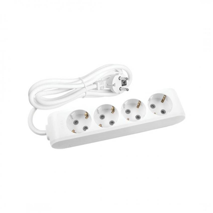 Viko 90113402B Multi-Let Dörtlü Priz Topr Kab Çocuk Kor.2mt - 1